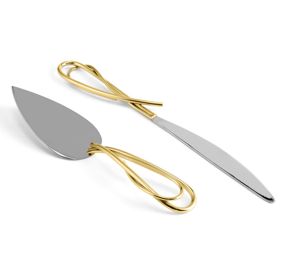 Calla Lily Cake Knife & Server Set