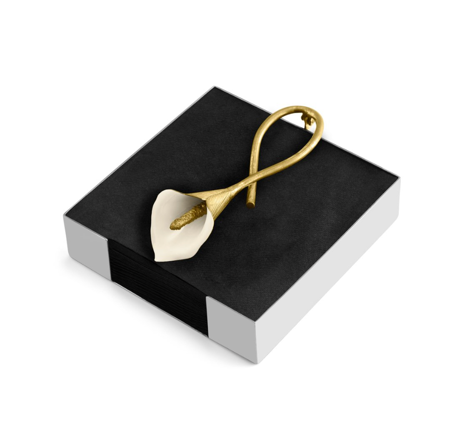 Calla Lily Cocktail Napkin Holder