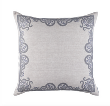 Load image into Gallery viewer, Nina European Pillow - Light/Medium Grey 28x28
